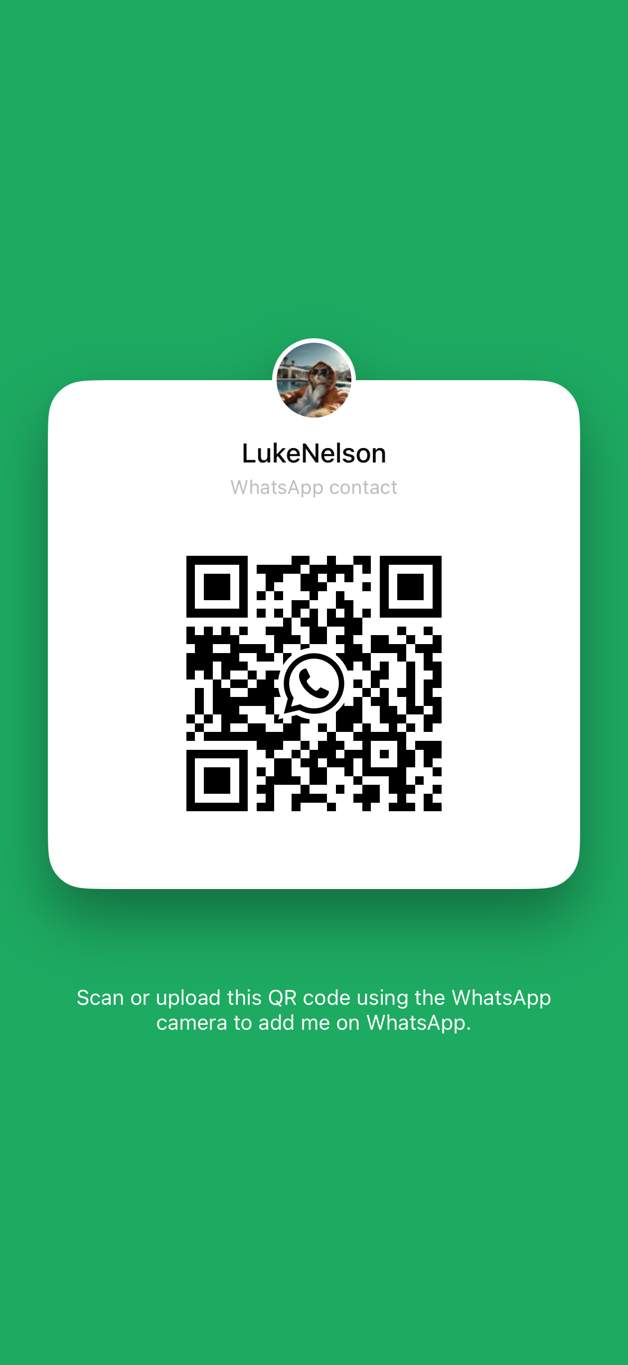 WhatsApp QR code for LukeNelson